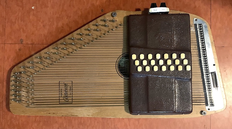 21 chord autoharp with my original chord set, mostly, on it